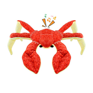 Durable Plush Crab Dog Toy for Interactive Play