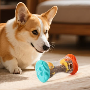 Interactive Dog Treat Dispenser Toy, Slow Feeder Puzzle