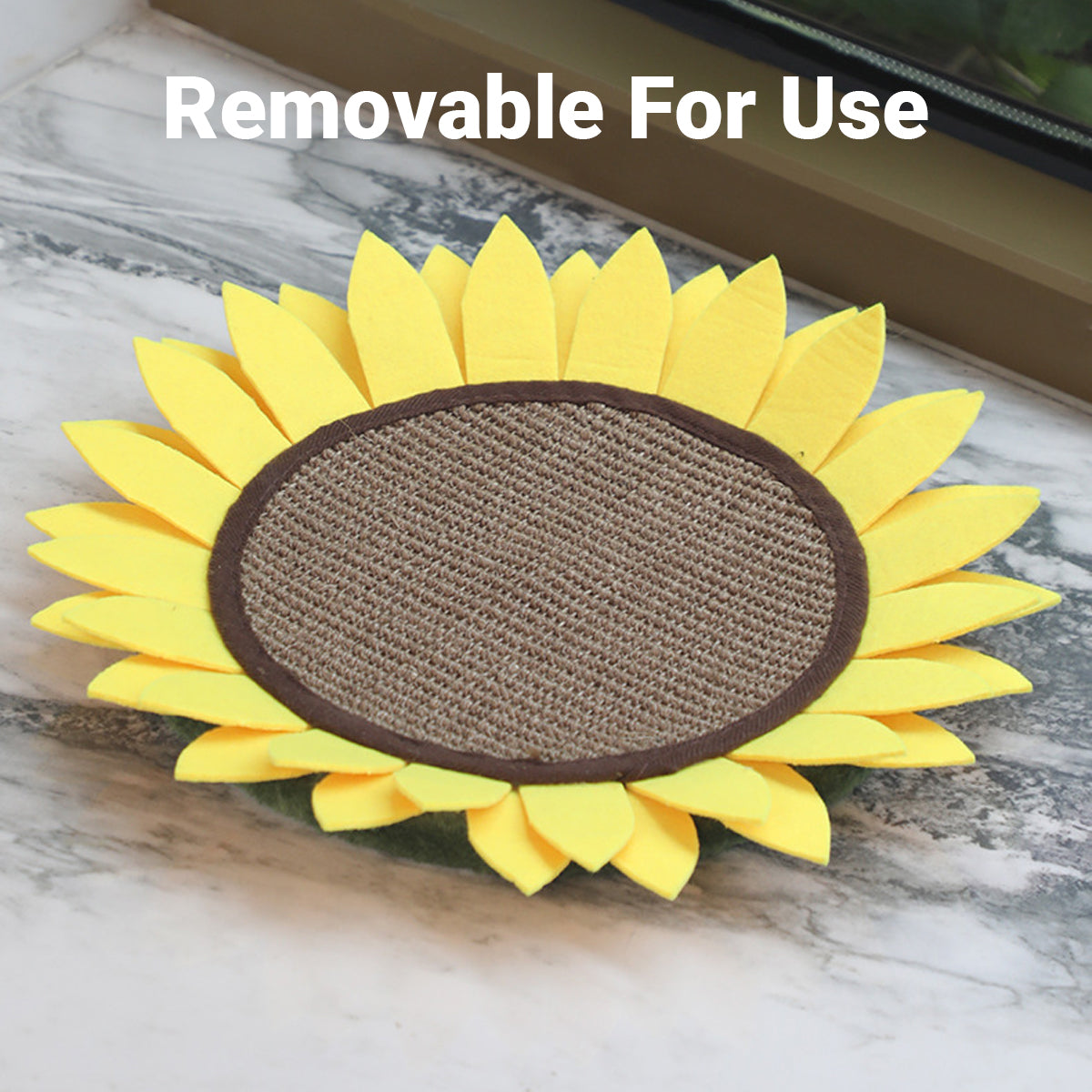 Sunflower Cat Scratching Post Decorative Sisal Climbing Rack