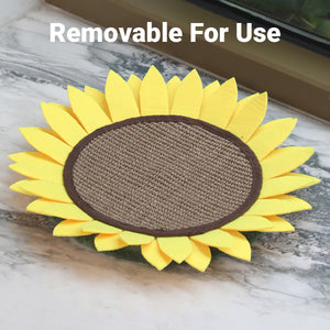 Sunflower Cat Scratching Post Decorative Sisal Climbing Rack