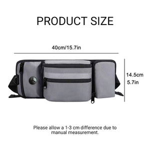 Dog Treat Pouch Adjustable Dog Walking Waist Bag with Pockets