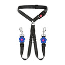 Adjustable Dual Dog Leash Car Seat Belt Strap