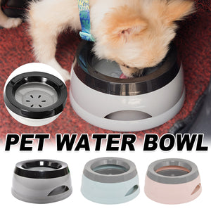 No Spill Pet Water Bowl With Floating Plate