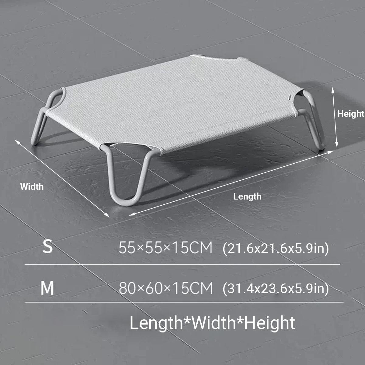 Elevated Design for Comfort Breathable & Portable Camping Dog Bed