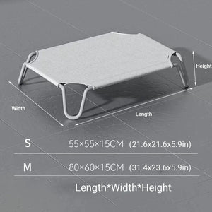 Elevated Design for Comfort Breathable & Portable Camping Dog Bed
