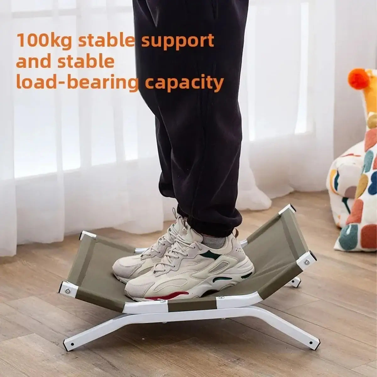 Elevated Pet Camp Bed Breathable Mesh & Steel Frame