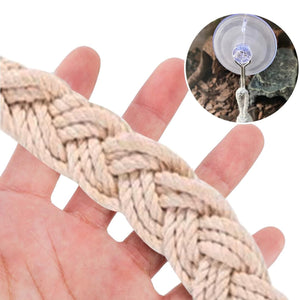 Pet Climbing Suspension Bridge 2PCS Rope Ladder for Hermit Crabs & Reptiles