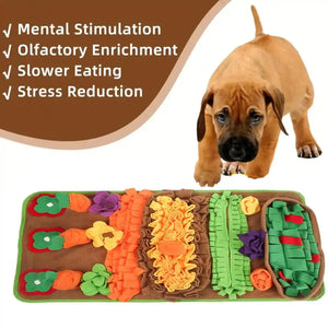 Dog Snuffle Mat Interactive Feeding & Training Pad For Dogs And Cats