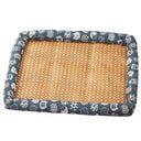 Breathable Rattan Summer Bed Comfortable & Cool Cooling Pet Mat