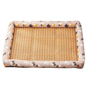 Breathable Rattan Summer Bed Comfortable & Cool Cooling Pet Mat