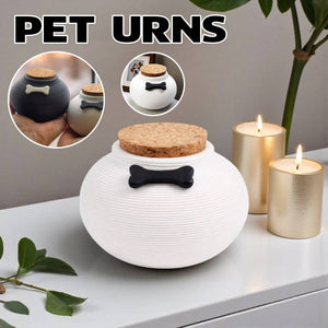 Pet Urn - Metal Memorial Urn for Cat & Dog Ashes