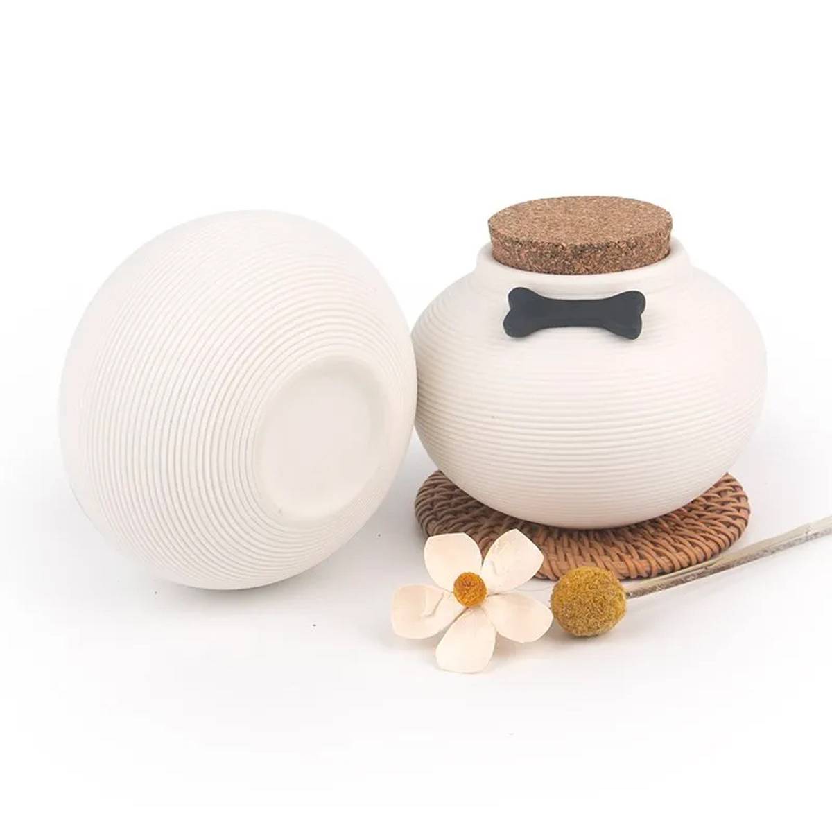 Pet Urn - Metal Memorial Urn for Cat & Dog Ashes