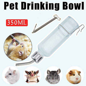 Rabbit water bottle feeder for hydration