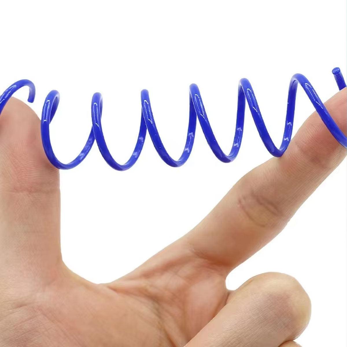 Interactive Spring Cat Toy Colorful Plastic Springs for Indoor Play