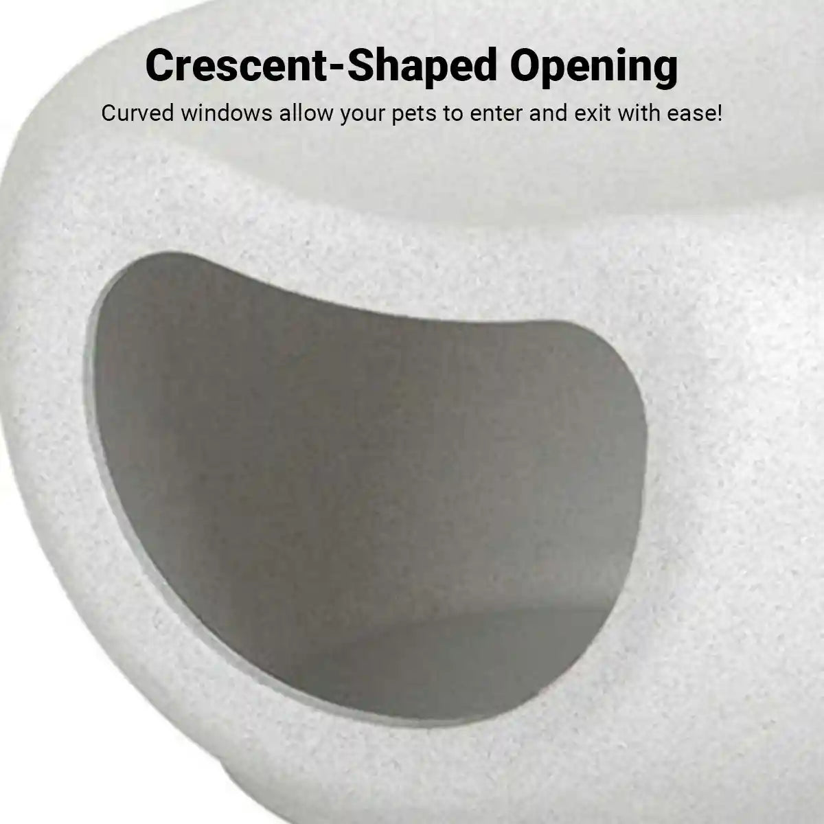 Plastic Cat Nest Durable Indoor Pet Bed with Modern Design