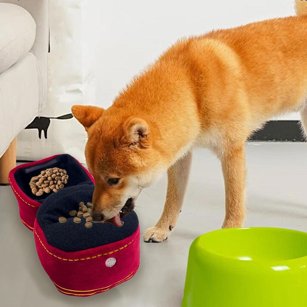 Plush Ring Box Pet Toy Soft & Interactive Chew Toy for Small Dogs & Cats