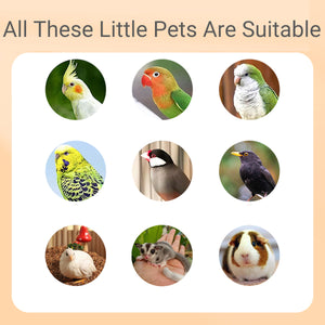 Portable Bird Cage with Shoulder Strap for Travel and Small Pets