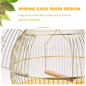 Dome-Shaped Hanging Parrot Cage for Small Birds