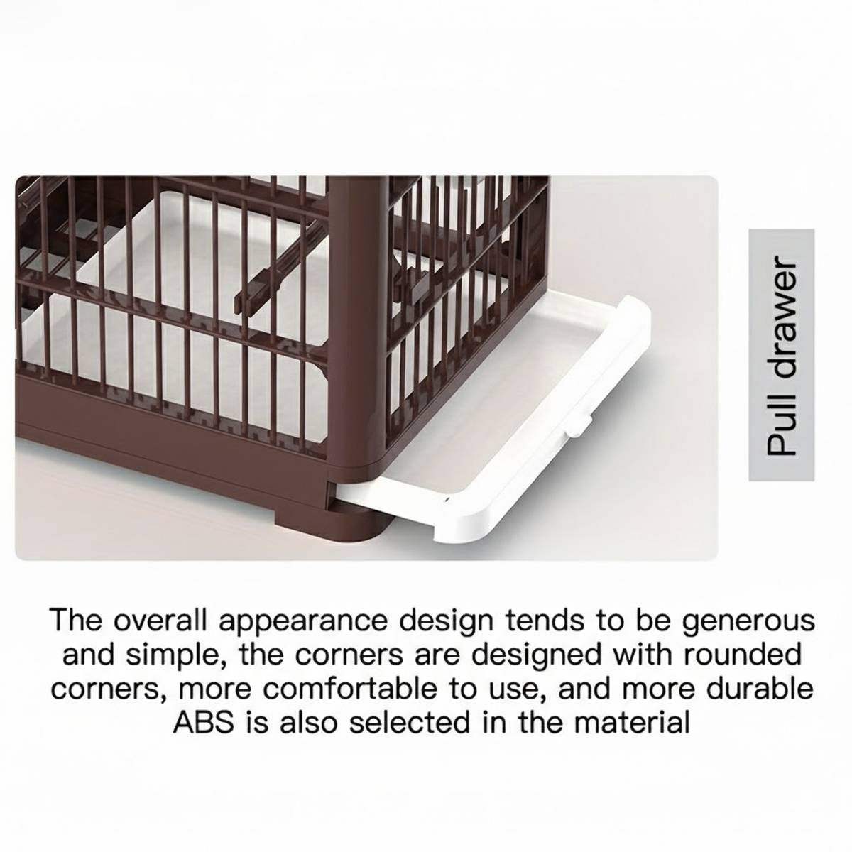 Portable Birdcage With Pull-Out Tray