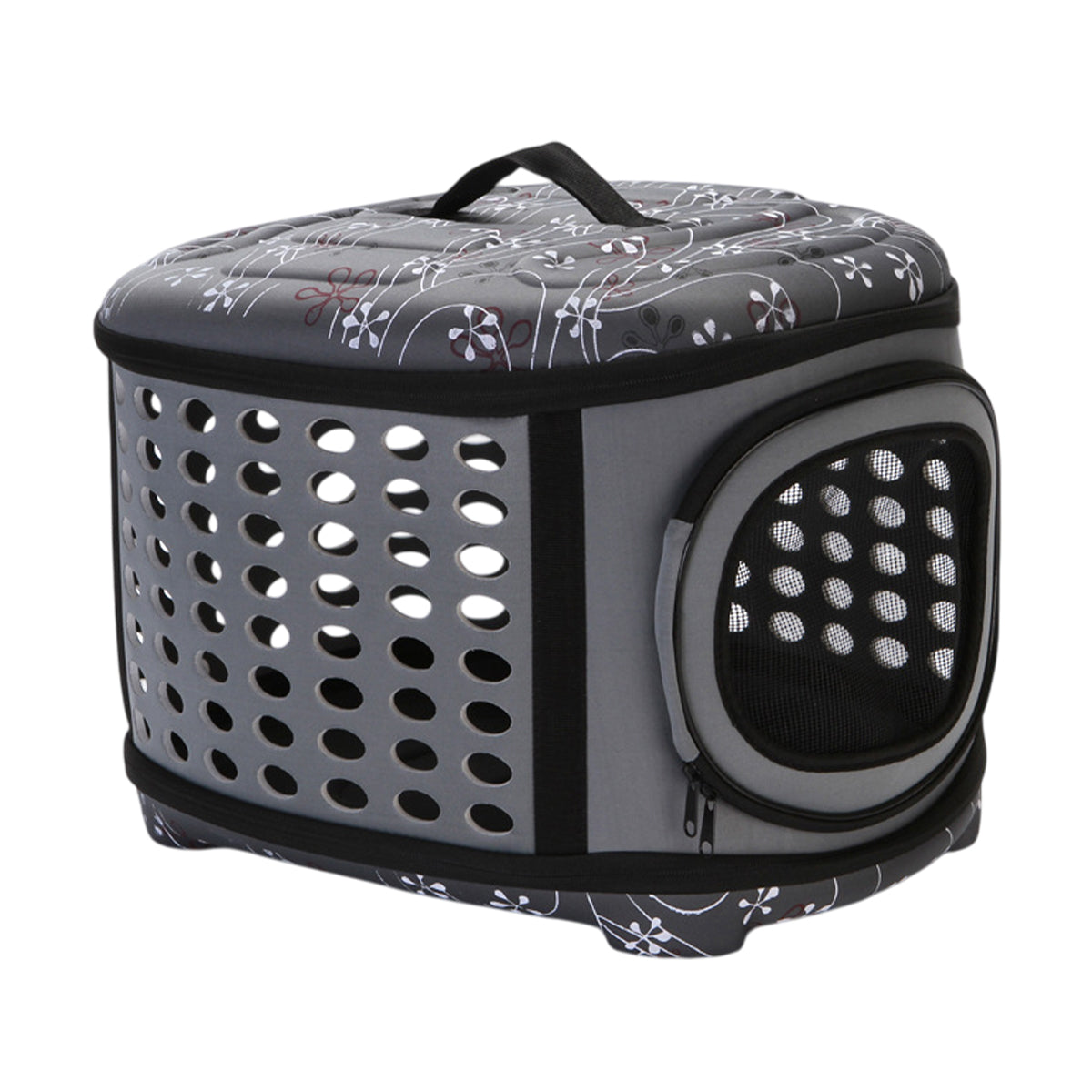 Foldable EVA Pet Carrier Bag with Ventilation and Cotton Lining