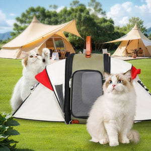 Portable Ventilated Travel Bag for Cats & Small Dogs