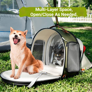 Portable Ventilated Travel Bag for Cats & Small Dogs