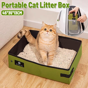 Portable Foldable Cat Litter Box Waterproof