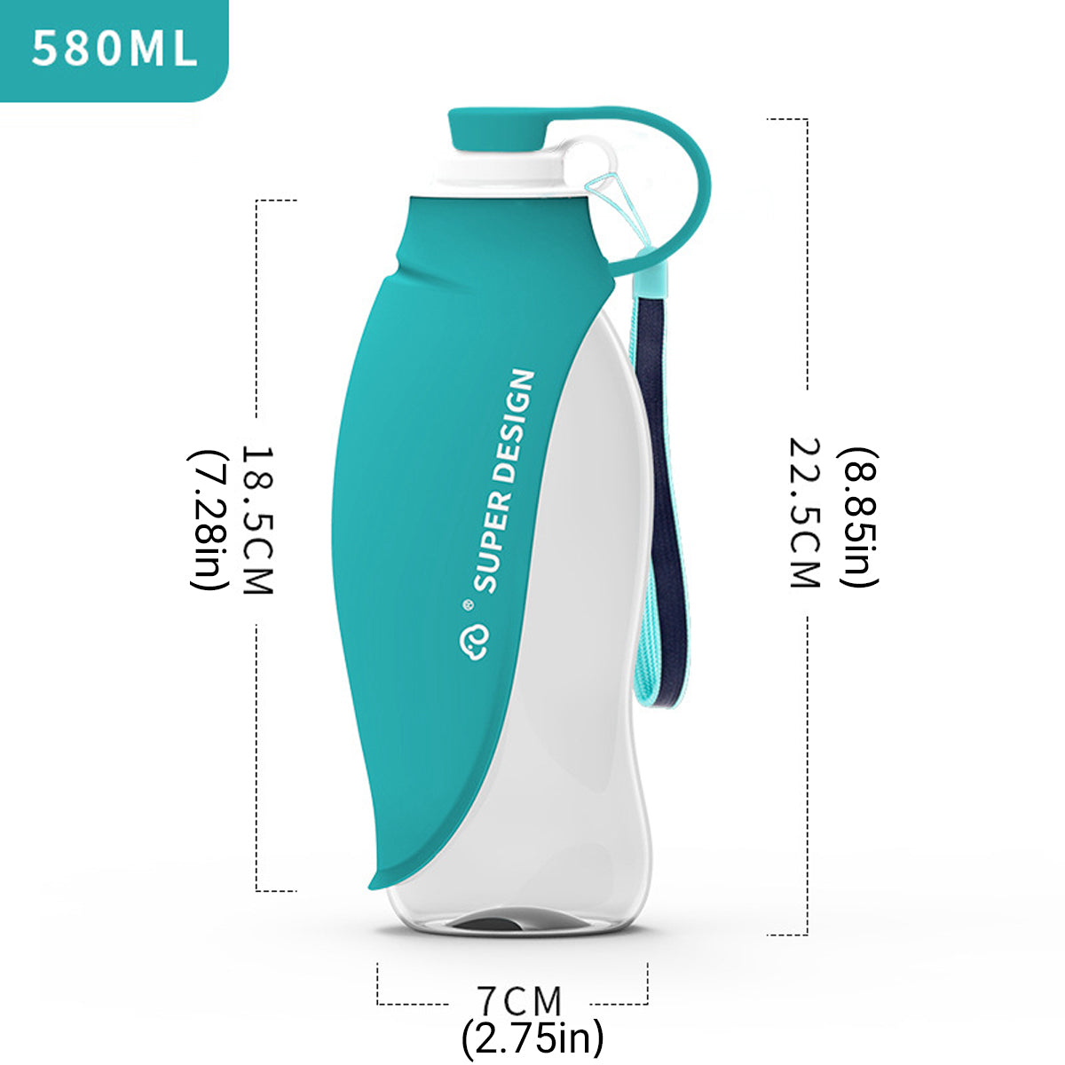 Portable Dog Water Bottle Foldable Travel Dog & Cat Drinking Bottle