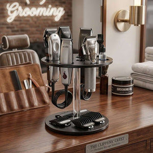 Acrylic Scissors Holder - Salon Hair Clipper Storage Rack