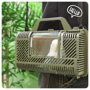 Portable Parrot Travel Cage Lightweight Bird Carrier