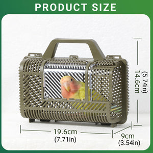 Portable Parrot Travel Cage Lightweight Bird Carrier