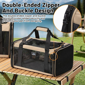 Portable Expandable Pet Carrier For Cats & Small Dogs