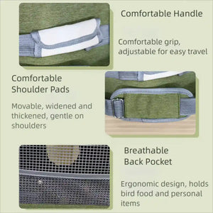 Portable Small Pet Carrier Bag Breathable Comfortable for Small Pets Travel Use