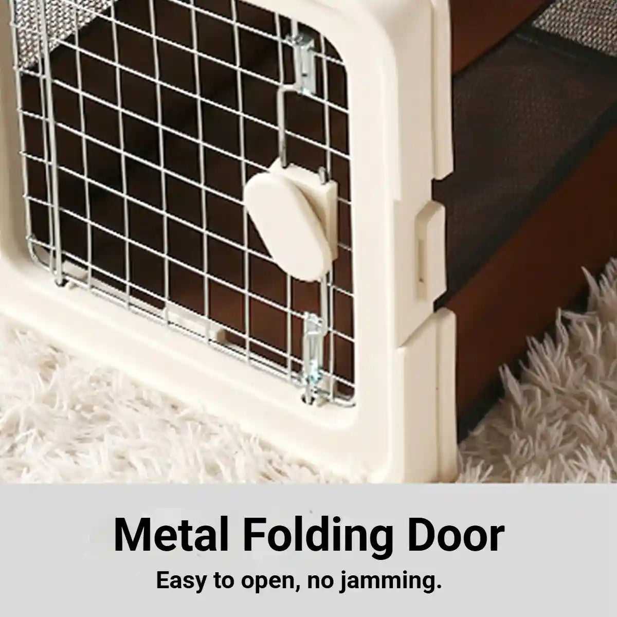 Portable Pet Carrier Foldable Breathable Travel Cage