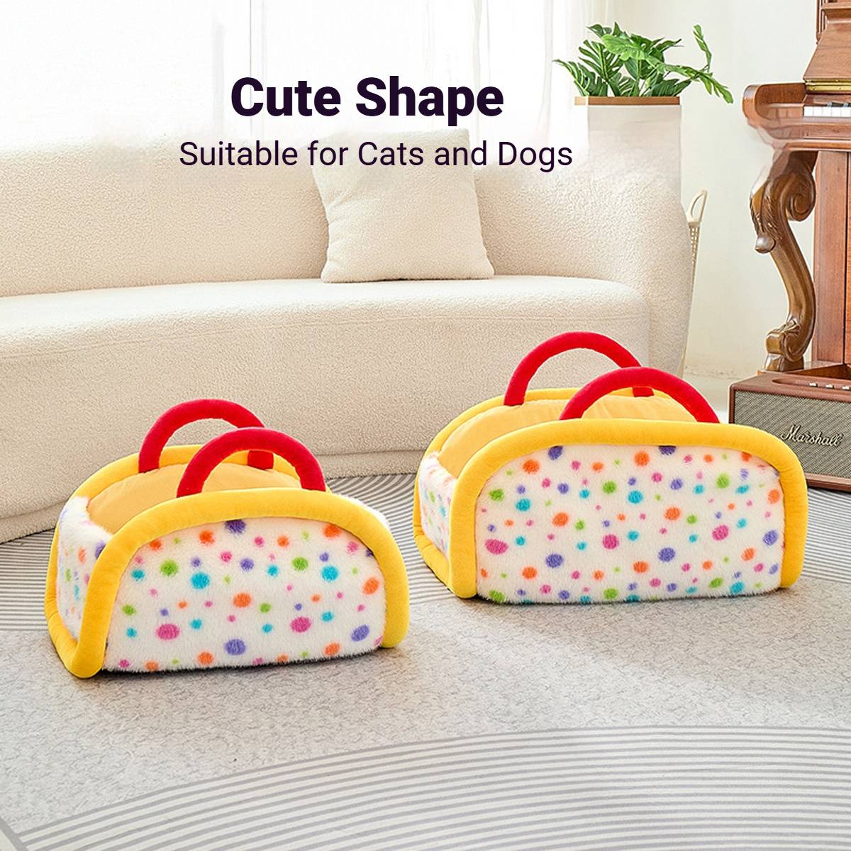Portable Cat Bed With Handle