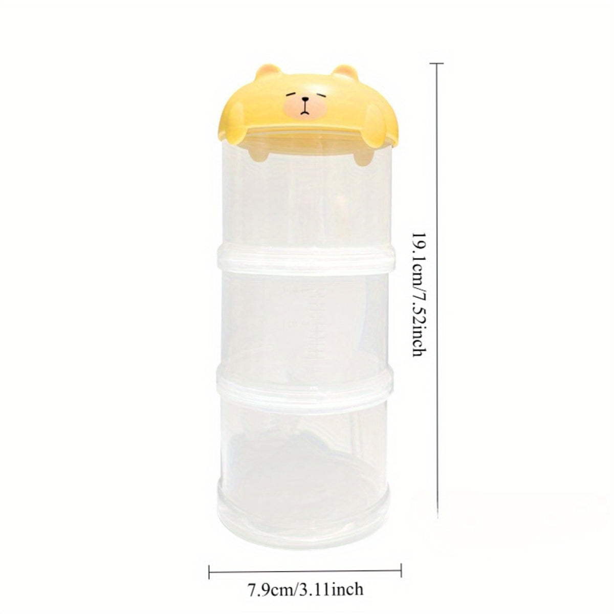 Portable Pet Snack Box Stackable Pet Food Storage Jar – 3 Tier