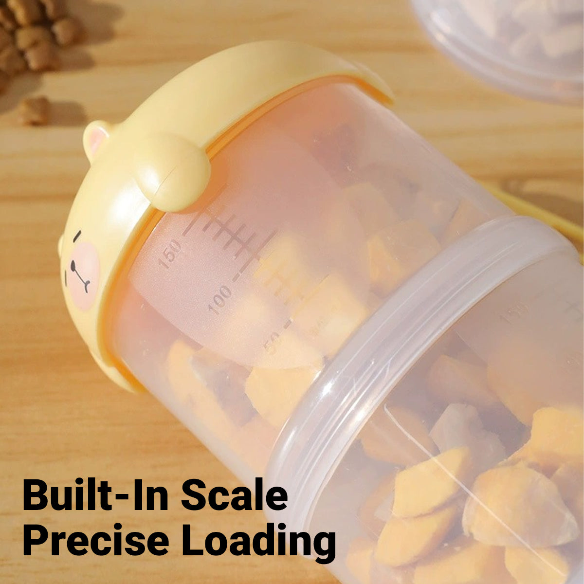 Portable Pet Snack Box Stackable Pet Food Storage Jar – 3 Tier