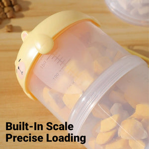 Portable Pet Snack Box Stackable Pet Food Storage Jar – 3 Tier