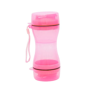 2-in-1 Portable Pet Water & Food Bottle