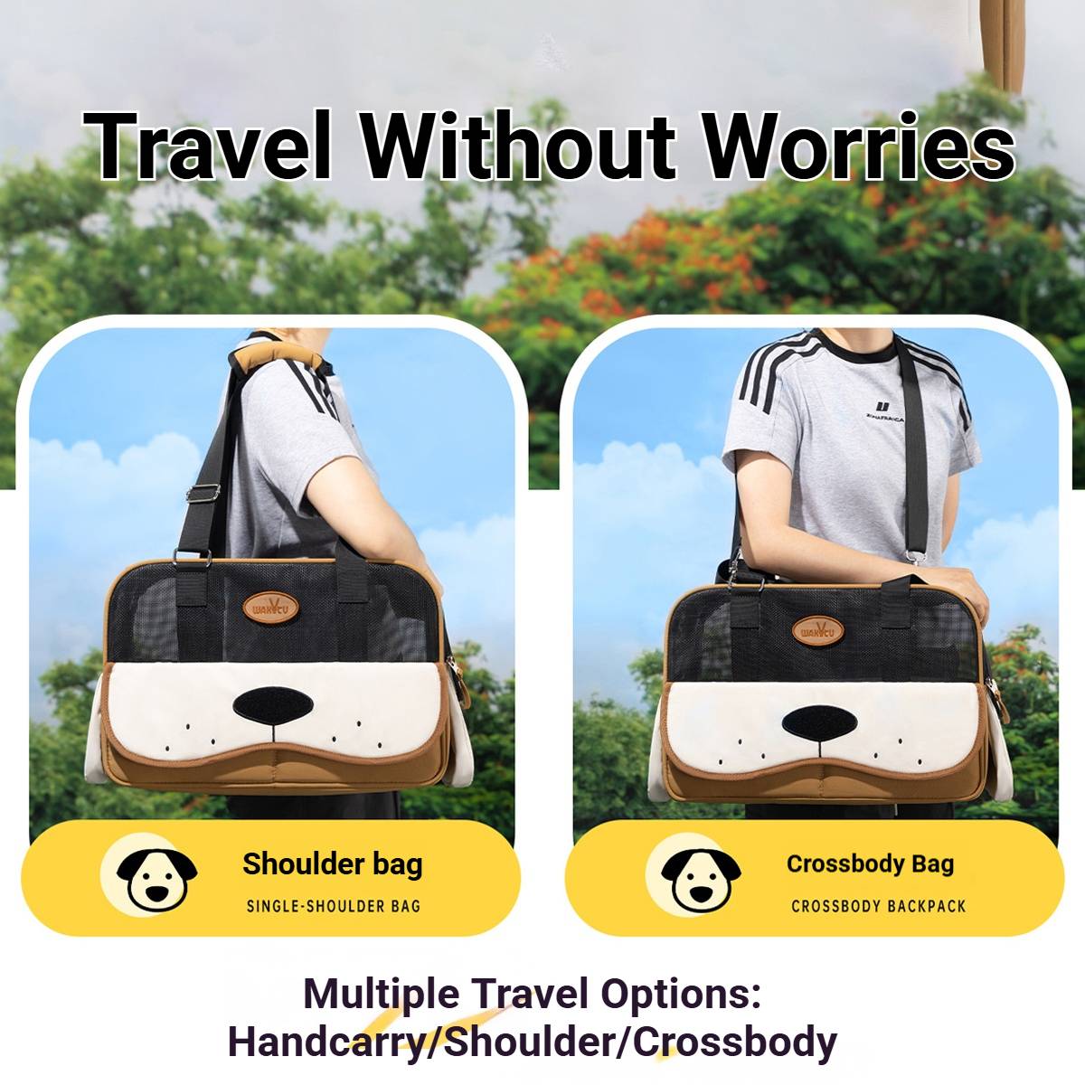 Wakytu Portable Tote Pet Carrier