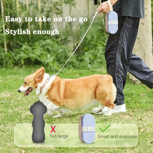 Portable Pet Travel Cup with Water Bottle & Food Container
