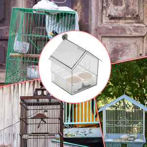 Pull-Out External Parrot Feeder