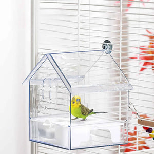 Pull-Out External Parrot Feeder