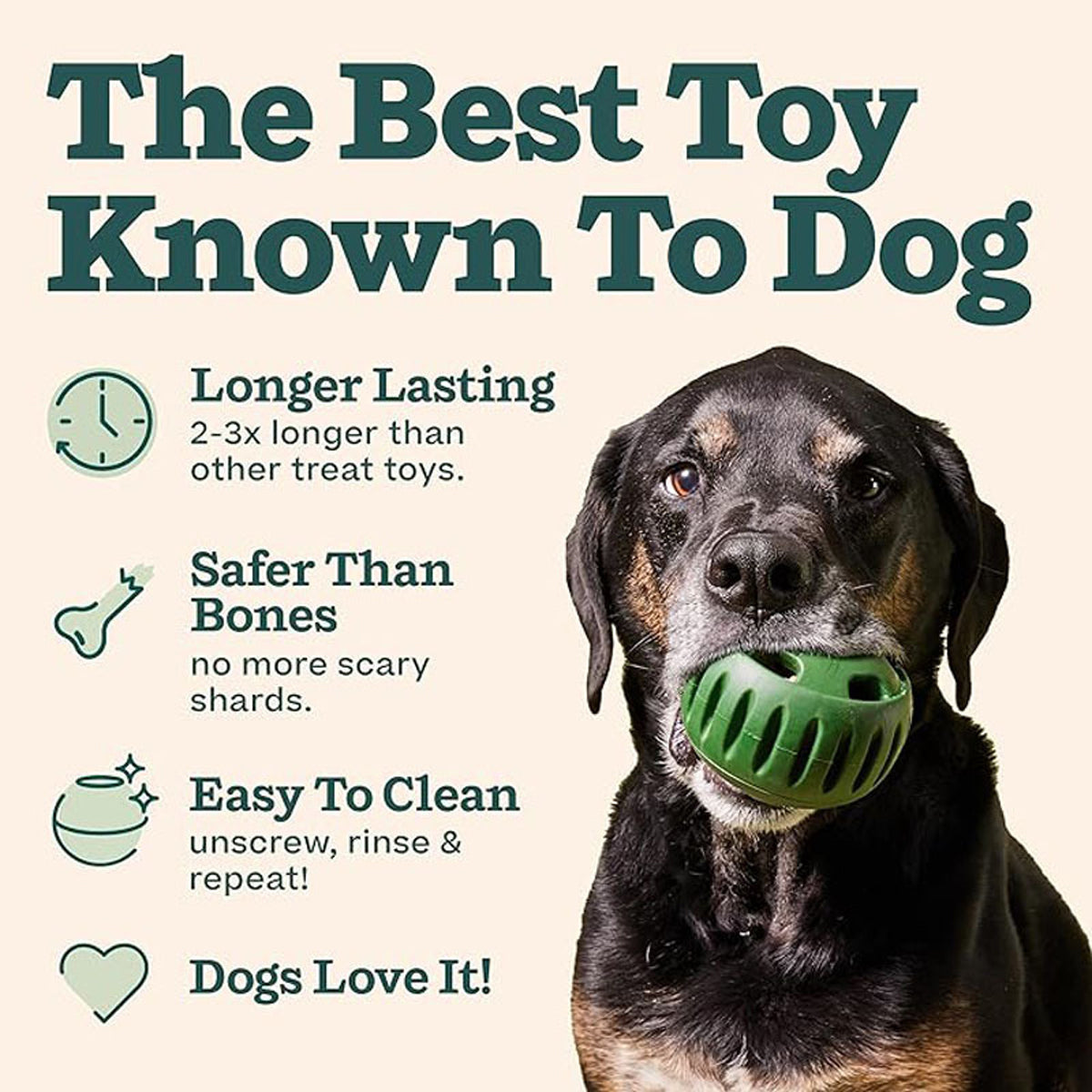 Durable Dog Treat Tray Mold & Toy Long-Lasting Dog Snack Maker