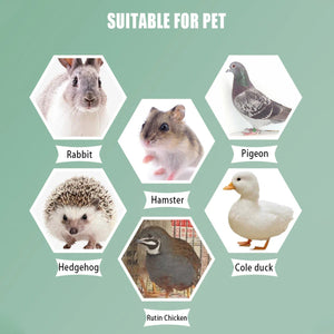 Cozy Straw Rabbit House with Detachable Base for Small Pets