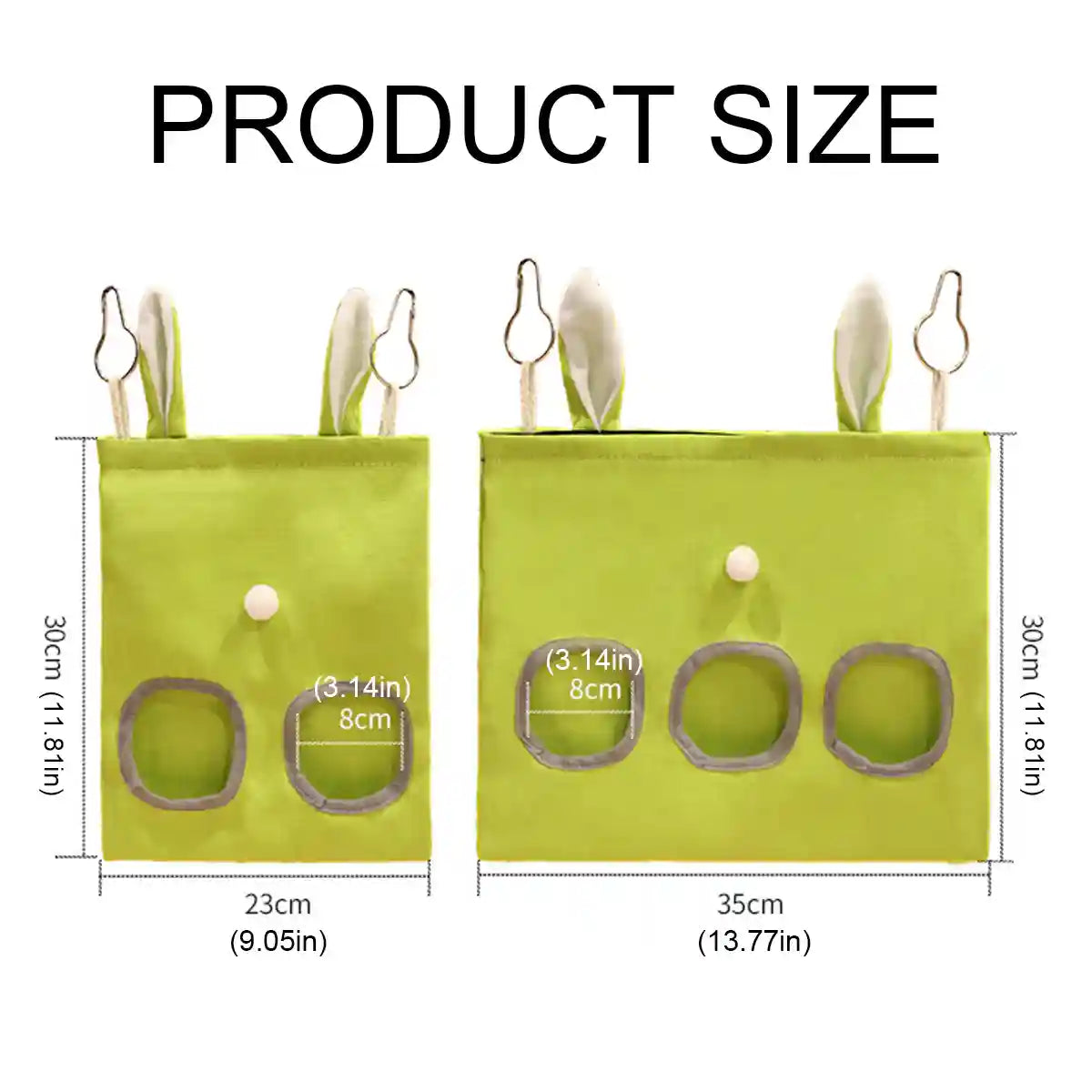 Hanging Hay Feeder Bag for Rabbits and Guinea Pigs