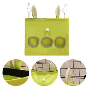 Hanging Hay Feeder Bag for Rabbits and Guinea Pigs