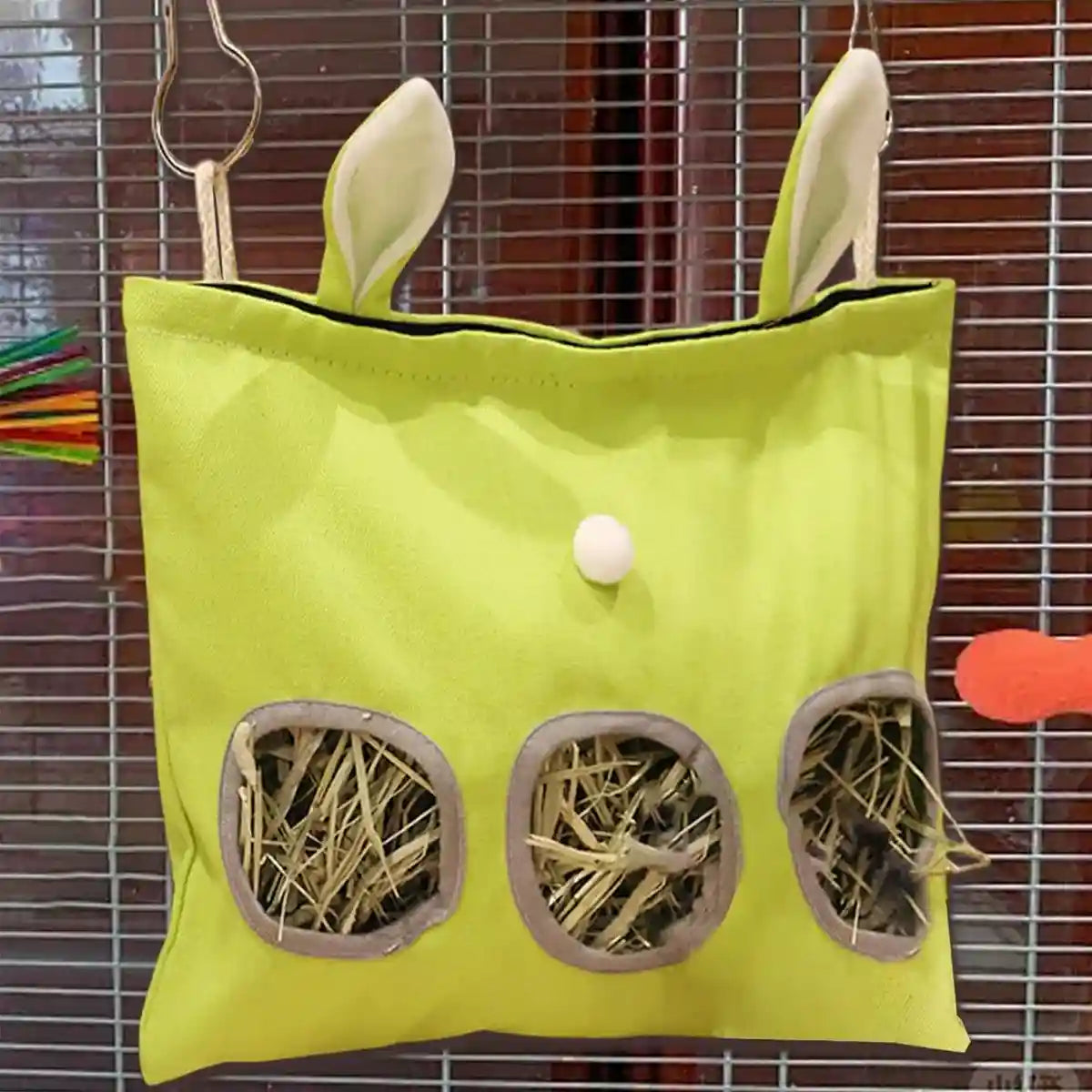 Hanging Hay Feeder Bag for Rabbits and Guinea Pigs