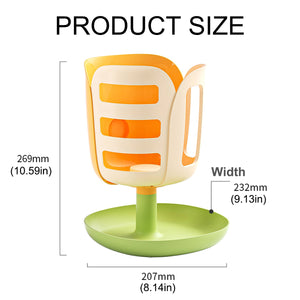 Rabbit Grass Feeder 2-in-1 Hay Food Dispenser