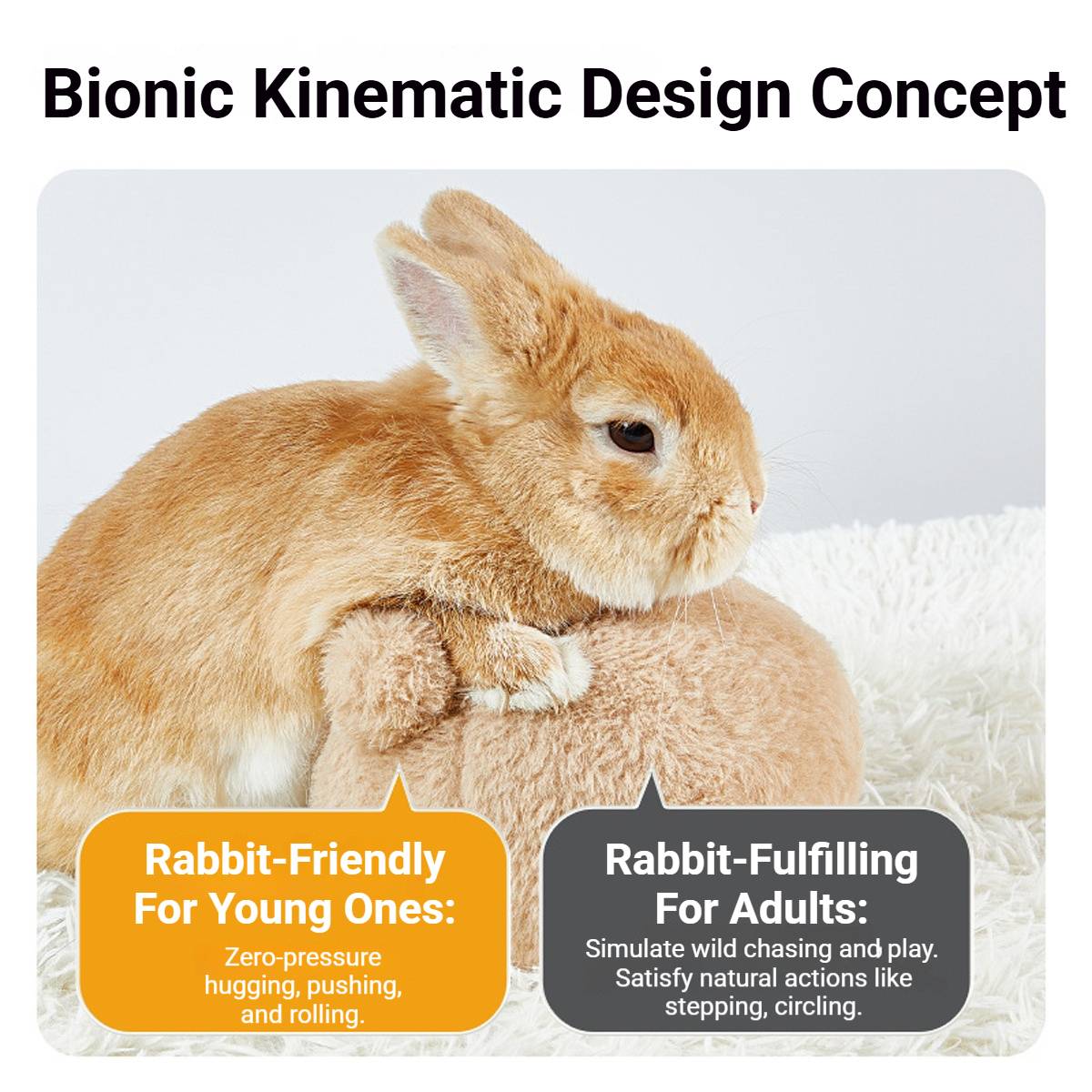 Rabbit Stress Relief Toy Soft Bunny Plush Toy